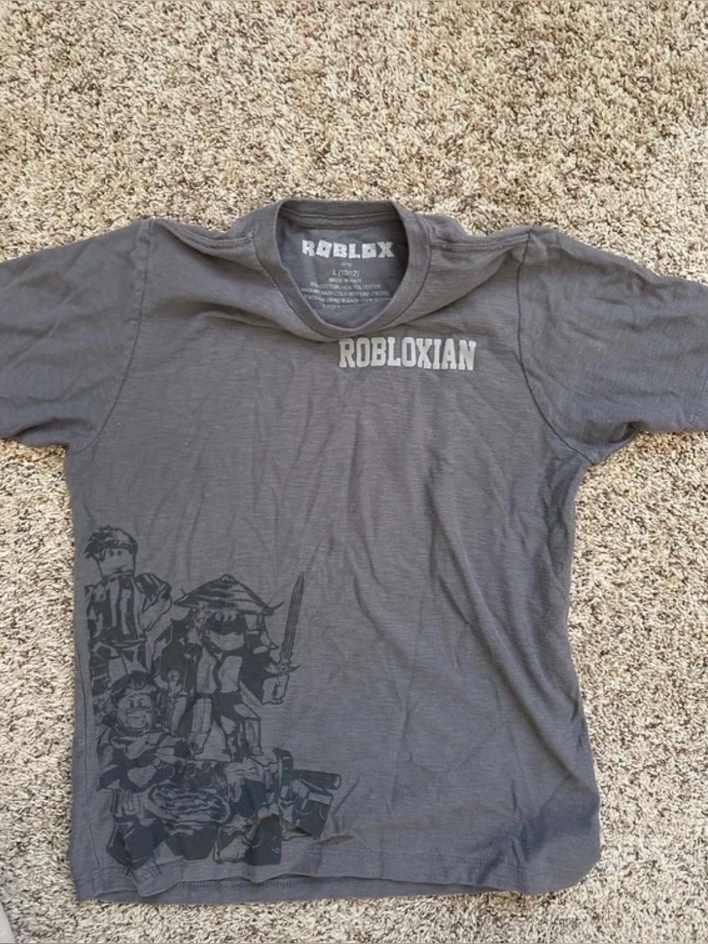 Boys Large Roblox Shirt
